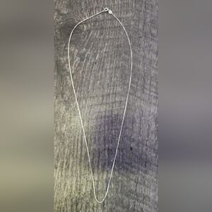 925 italy stamped sterling silver box Necklace approximately 24"